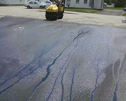 Commercial parking lot paving company in Maine