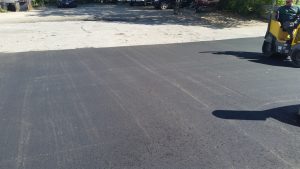 Paving project in Lewiston, ME.